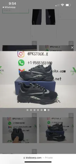PK God Batch Dior B22 Black Silver 3SN231ZNG_H969 review T