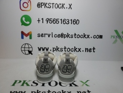 PK God Batch LOUIS VUITTON Leather lace up Fashionable Board Shoes White Gray 1ACQP4 review Boris Krsic 01
