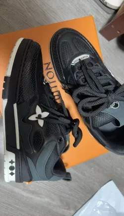 PK God Batch Louis Vuitton Skate Sneaker Black 51BCOLRB review T***