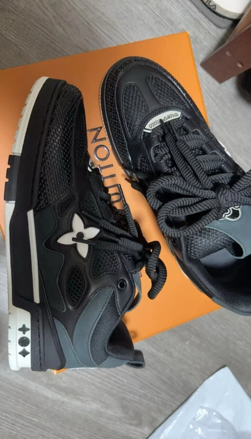 PK God Batch Louis Vuitton Skate Sneaker Black 51BCOLRB review 