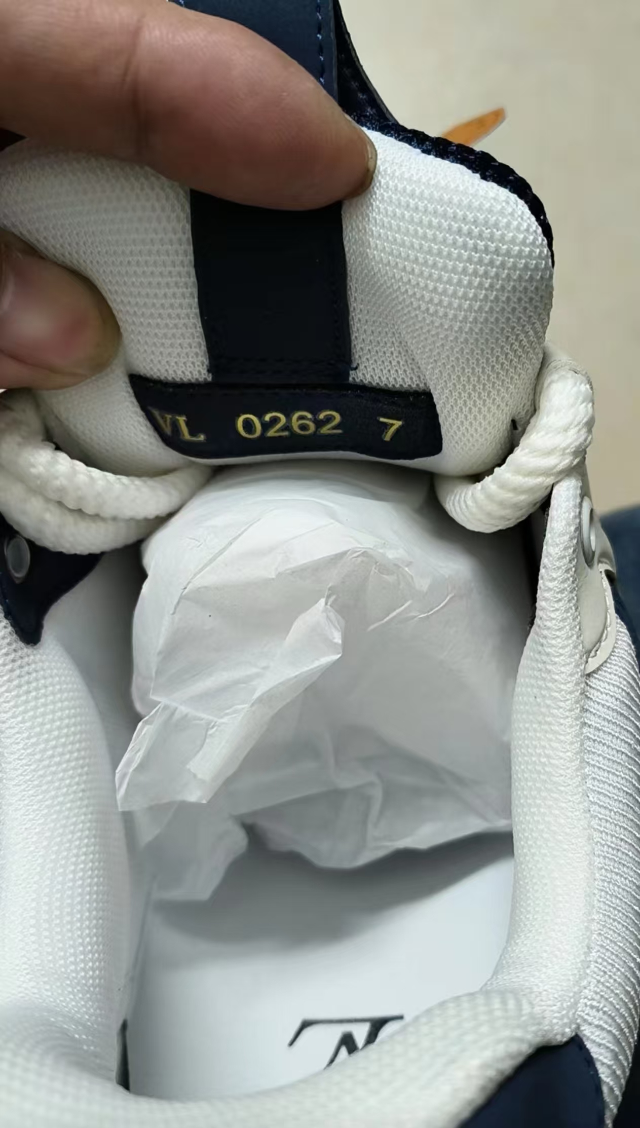 PK God Batch LOUIS VUITTON Leather lace up Fashionable Board Shoes Blue 51BCOLRB review L*** 01