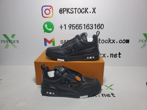  PK God Batch LOUIS VUITTON Skate Sneakers Black review 