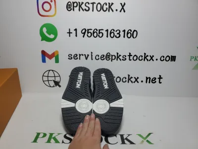  PK God Batch LOUIS VUITTON Skate Sneakers Black review T*** 03