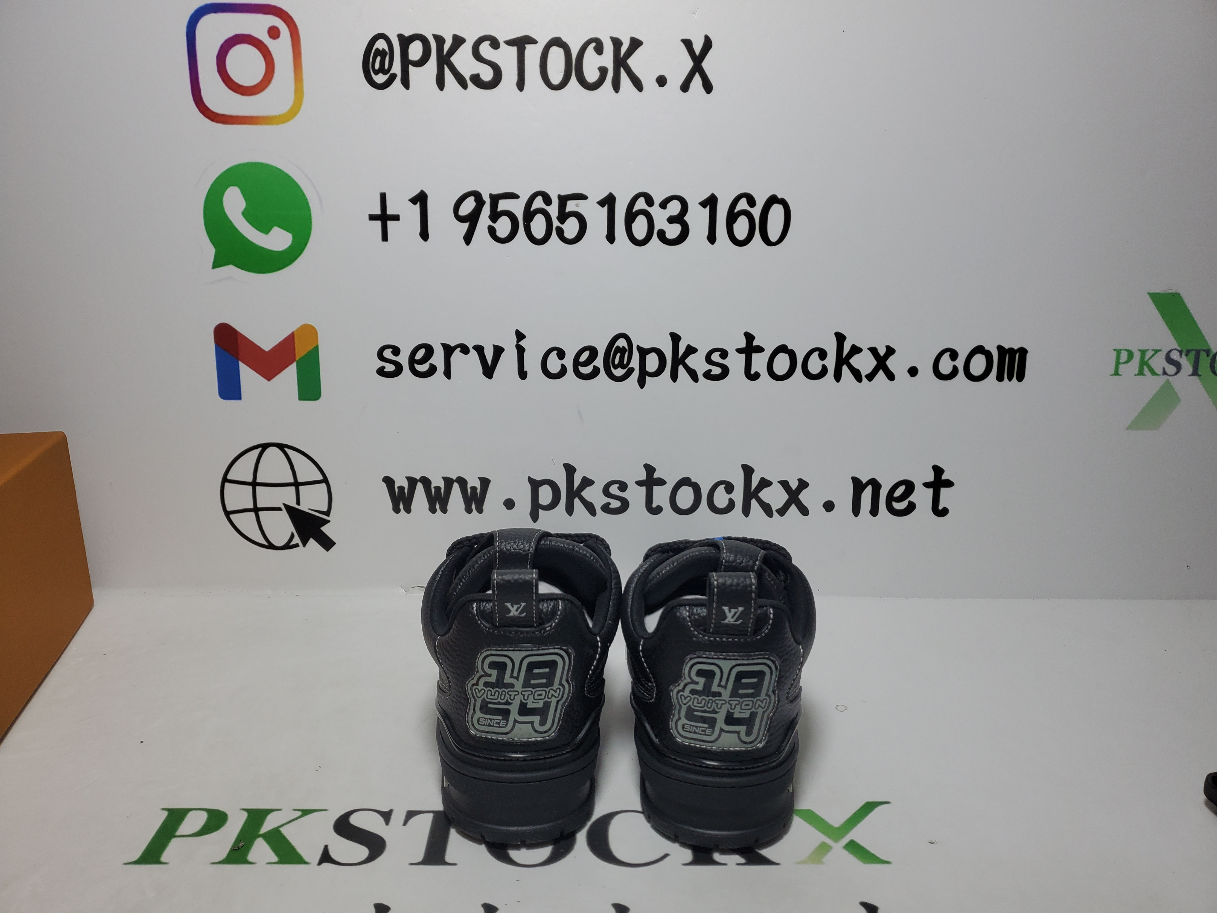 PK God Batch LOUIS VUITTON Skate Sneakers Black review T*** 03