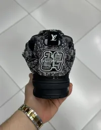 PK God Batch LOUIS VUITTON Swarovski™ crystals Skate Sneakers review 2