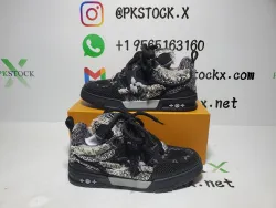 PK God Batch LOUIS VUITTON Swarovski™ crystals Skate Sneakers review R*** 01
