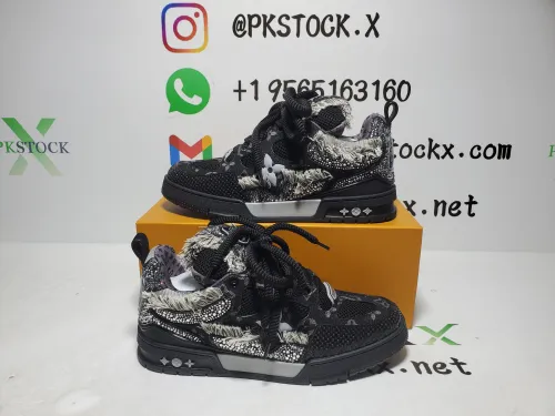 PK God Batch LOUIS VUITTON Swarovski™ crystals Skate Sneakers review 
