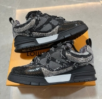 PK God Batch LOUIS VUITTON Swarovski™ crystals Skate Sneakers review 2