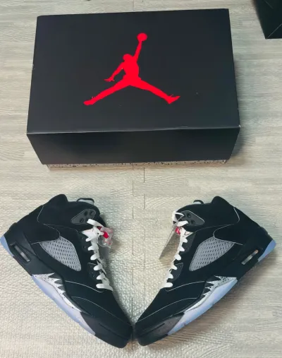 PK God Batch Air Jordan 5 Retro OG Black Metallic Reimagined HF3975-001 review P*** 00