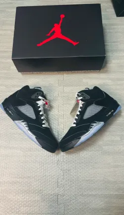 PK God Batch Air Jordan 5 Retro OG Black Metallic Reimagined HF3975-001 review P*** 03