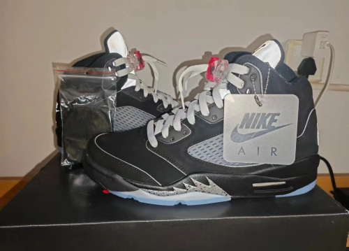 PK God Batch Air Jordan 5 Retro OG Black Metallic Reimagined HF3975-001 review 