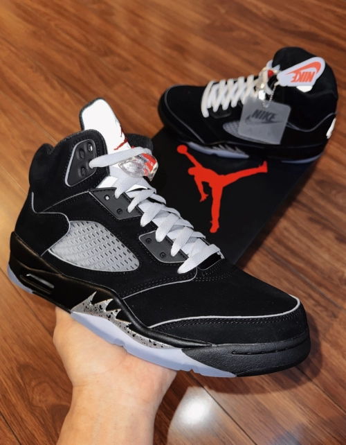 PK God Batch Air Jordan 5 Retro OG Black Metallic Reimagined HF3975-001 review 