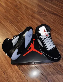PK God Batch Air Jordan 5 Retro OG Black Metallic Reimagined HF3975-001 review T*** 03