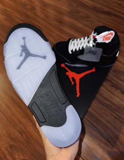PK God Batch Air Jordan 5 Retro OG Black Metallic Reimagined HF3975-001 review T*** 01