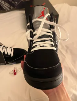 PK God Batch Air Jordan 5 Retro OG Black Metallic Reimagined HF3975-001 review G*** 02