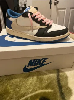 【Flash Sale】Travis Scott x Fragment Design x Air Jordan 1 Low DM7866-140 review E***