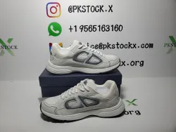 PK God Batch Dior Light Grey 'B30' Sneakers White 3SN279ZND-H000 review R*** 02