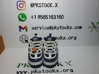PK God Batch LOUIS VUITTON Leather lace up Fashionable Board Shoes Blue 51BCOLRB review 2