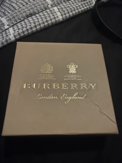 Burberry Thin Reversible Check TB Belt Gold review Jefe 01