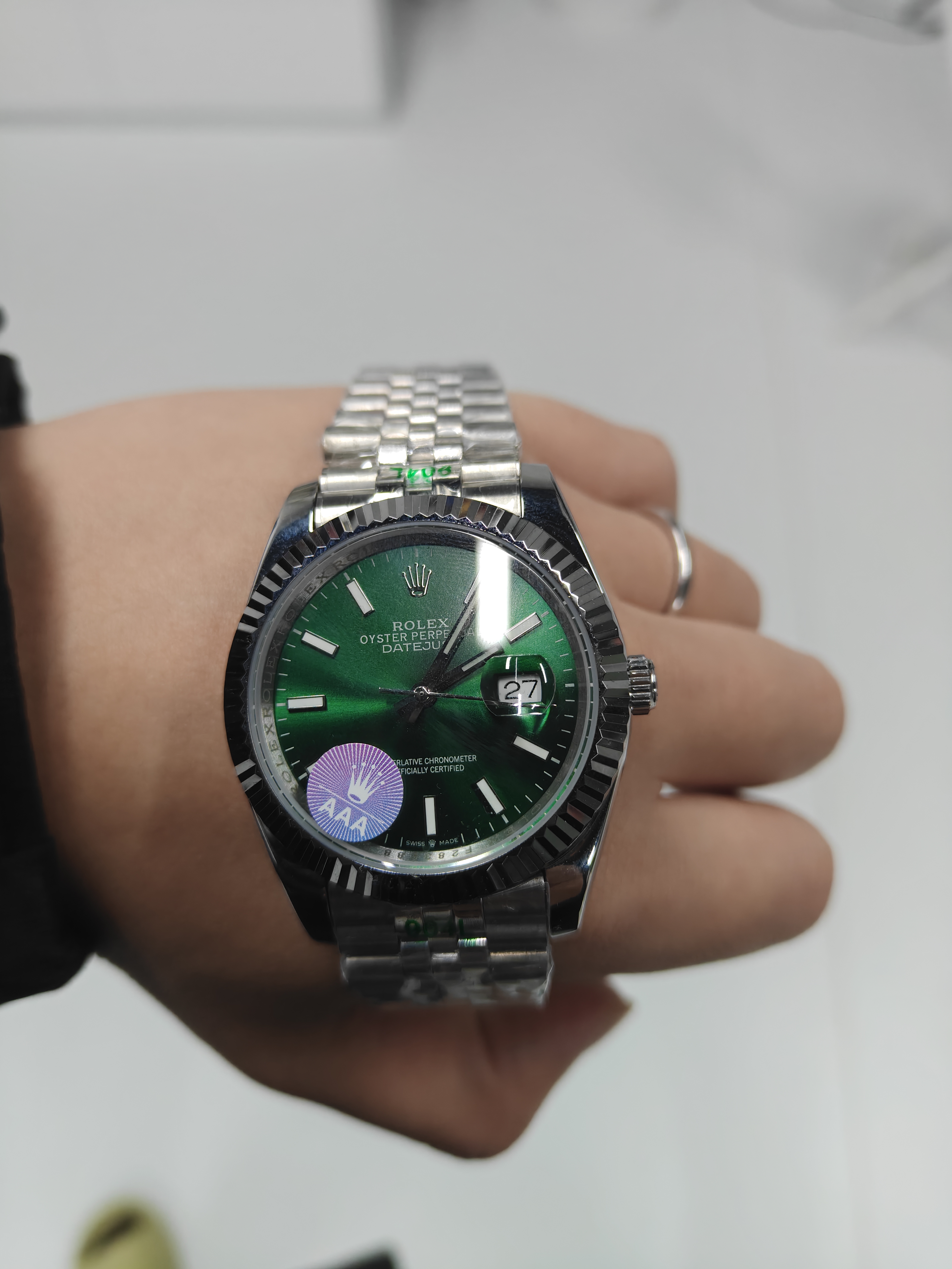PKStockX Rolex Datejust 41 Oyster-41 mm-Oystersteel and White Gold Reference 126334 m126334-0027 review Dylan Smotek 04
