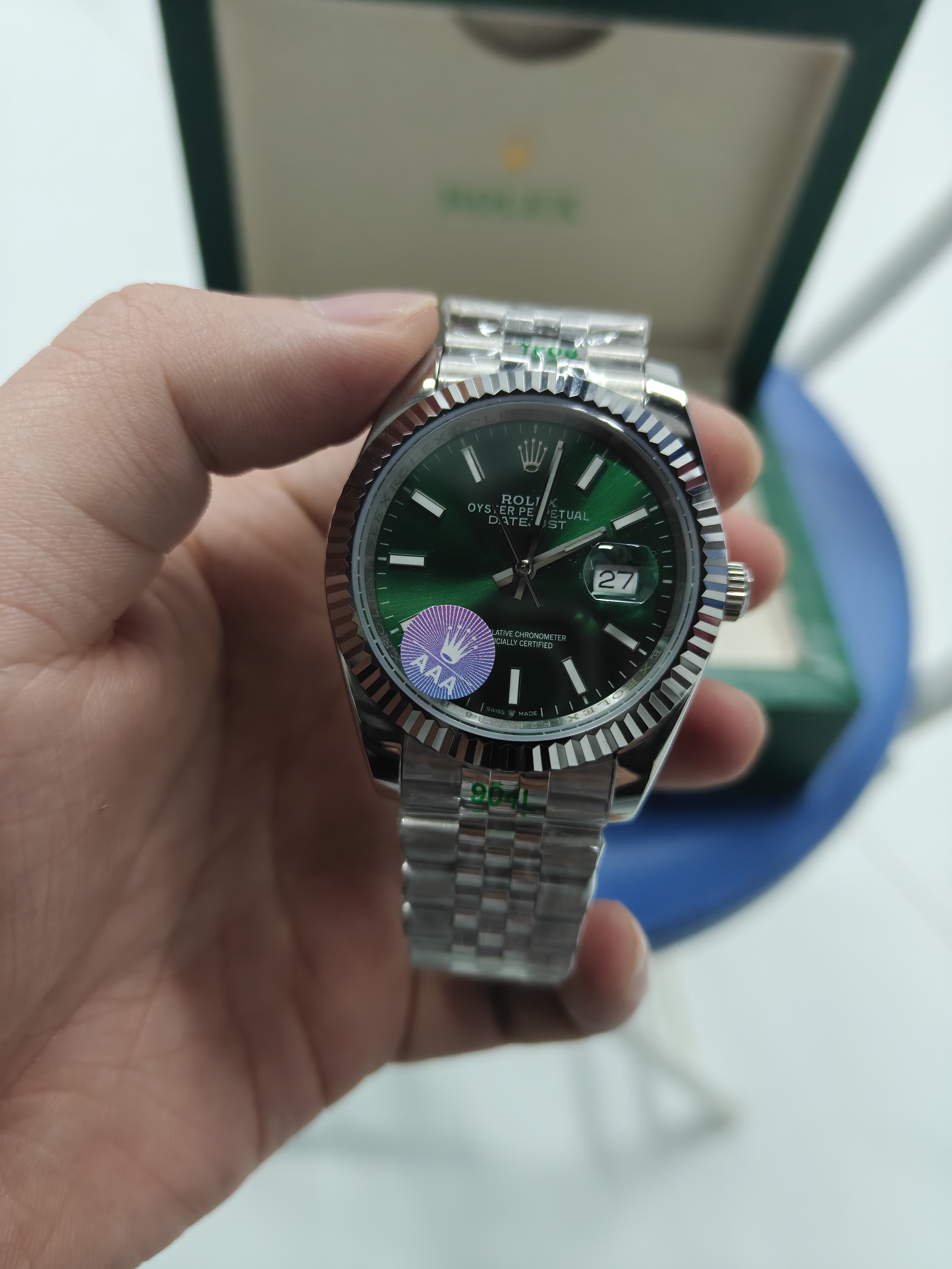 PKStockX Rolex Datejust 41 Oyster-41 mm-Oystersteel and White Gold Reference 126334 m126334-0027 review Dylan Smotek 00