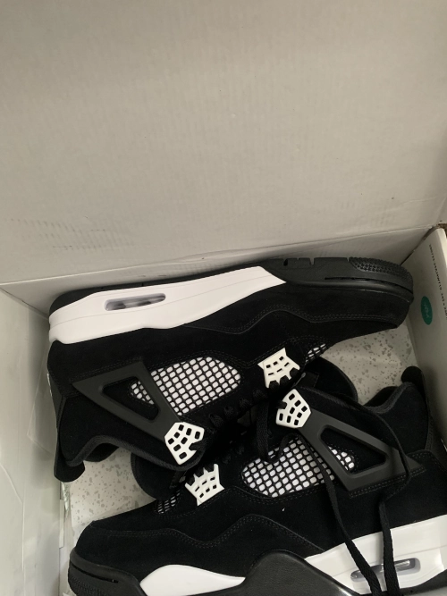 PK God Batch Air Jordan 4 White Thunder FQ8138-001 review 