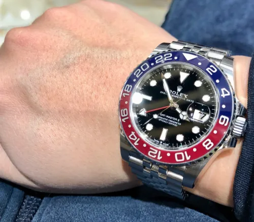 PKStockX Rolex GMT-Master II 40mm Black Dial Blue/Red Bezel 