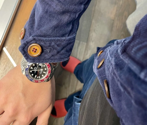 PKStockX Rolex GMT-Master II 40mm Black Dial Blue/Red Bezel 