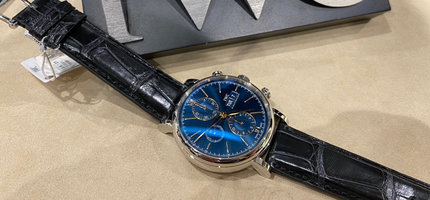 Pkstockx IWC Portofino Chronograph Automatic Blue Dial Men's Watch IW391036 review Aniyah Seamster