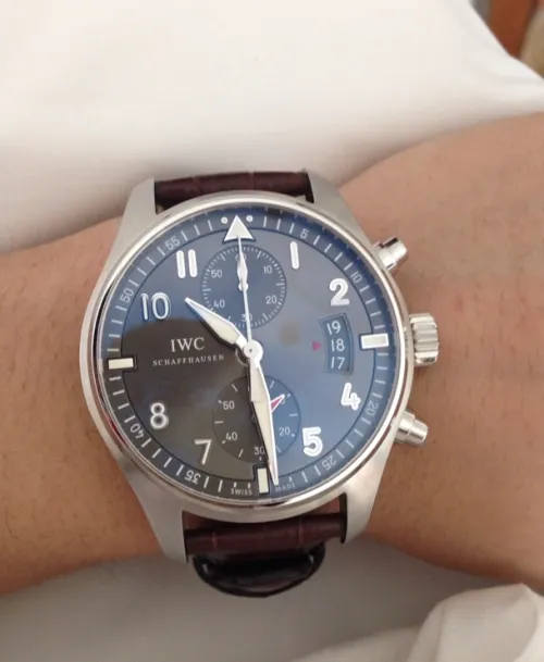 Pkstockx IWC Pilot's Spitfire Automatic Black Dial Fabric - Black IW387802 review 