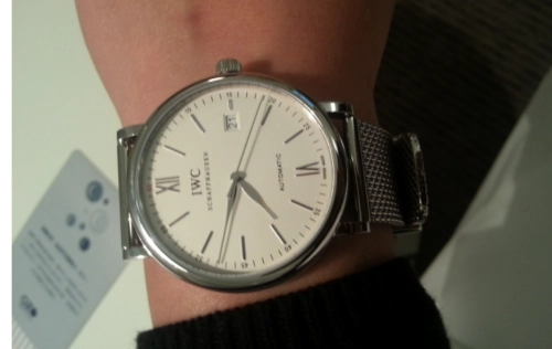 Pkstockx IWC Portofino Automatic Silver Dial Steel Mesh Band Men's Watch IW356505 review 