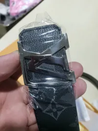 LOUIS VUITTON Belt Initiales Damier Graphite review 1