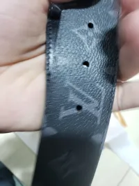 LOUIS VUITTON Belt Initiales Damier Graphite review 3