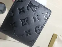 LOUIS VUITTON Multiple Wallet Monogram Shadow Black review 0