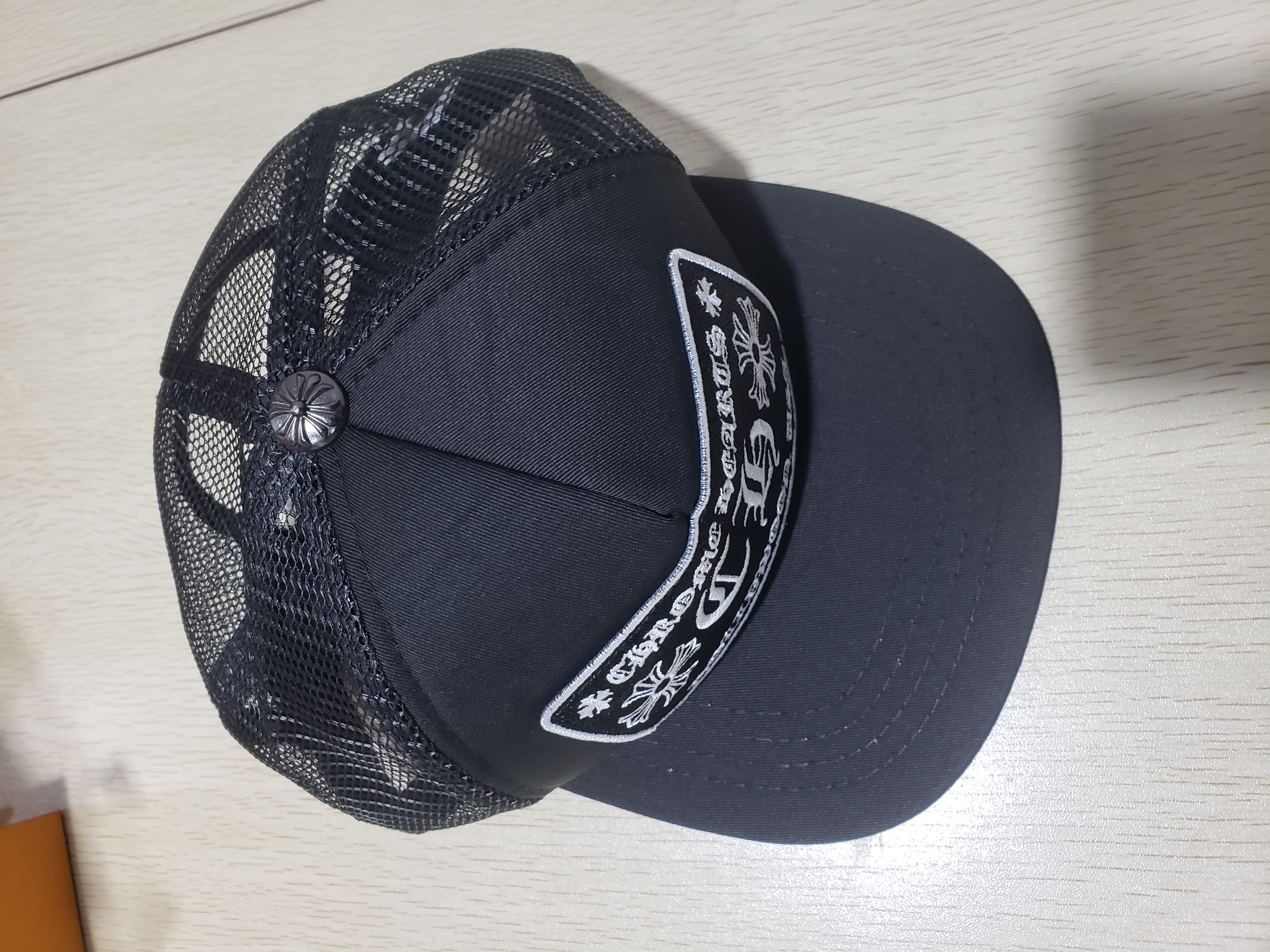 Chrome Hearts CH Hollywood Trucker HatBlack/Black review Jamal Gresham 01