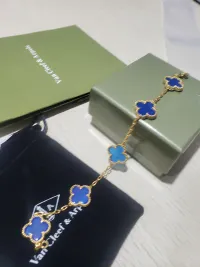 Vintage Alhambra bracelet, 5 motifs Agate review 0