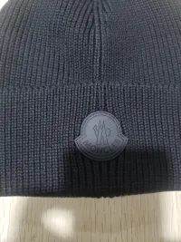 Moncler Cashmere Wool Beanie Black review 0