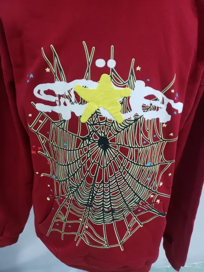 Sp5der Hoodie Maroon review Andrea Buhle