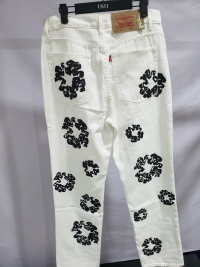 DENIM TEARS THE COTTON WREATH JEAN WHITE review 1