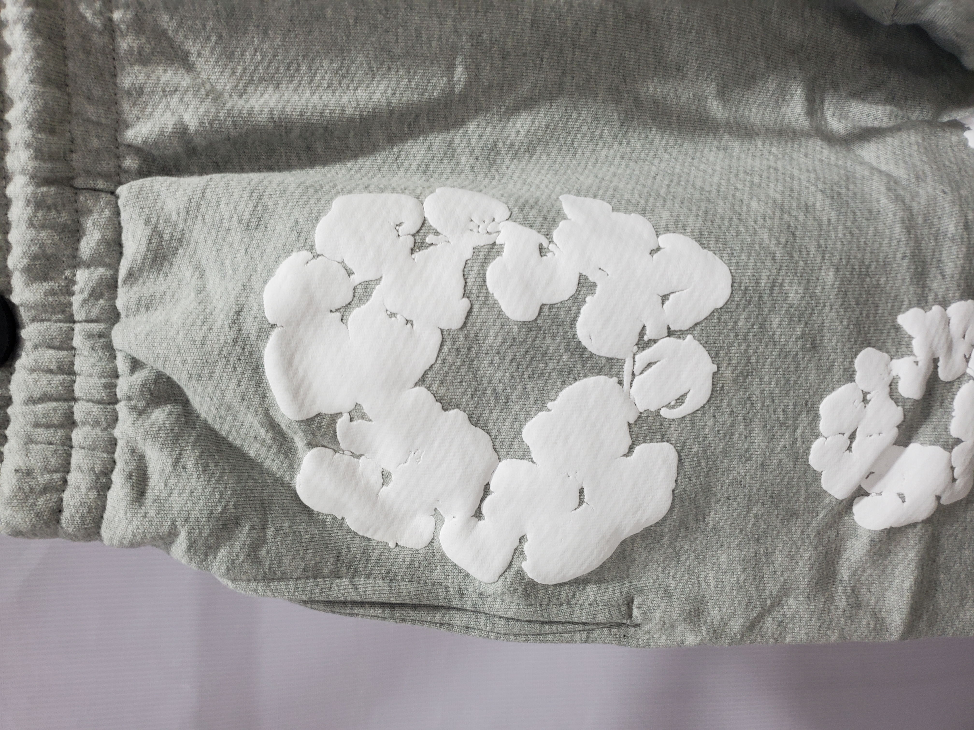 Denim Tears The Cotton Wreath Shorts Grey review Jemir Kelly