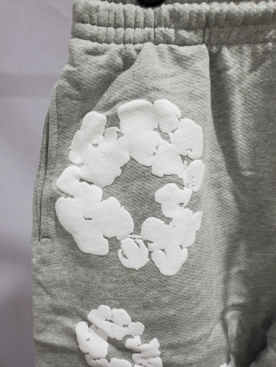Denim Tears The Cotton Wreath Shorts Grey review Jemir Kelly