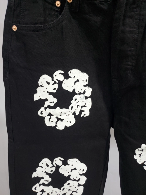 DENIM TEARS THE COTTON WREATH JEAN BLACK review 