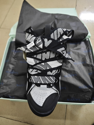 Lanvin Curb Sneaker Black Grey FM-SKRK11-REFL-P2210 review Aaden Johnson 01