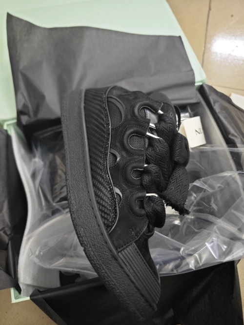 LANVIN Curb Sneakers Black review 