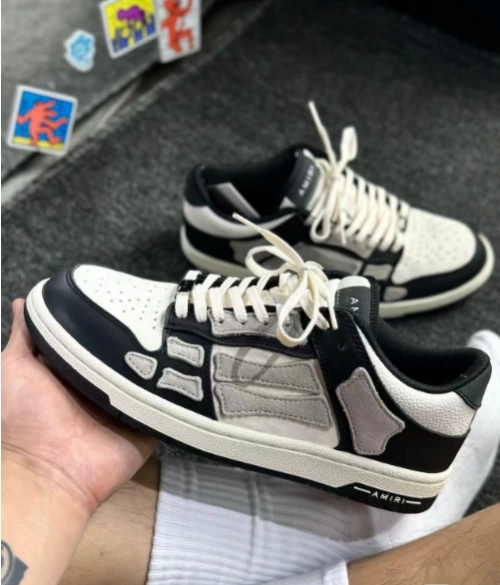 PK God Batch AMIRI Skel Top Low White Black MFS003-004 review 