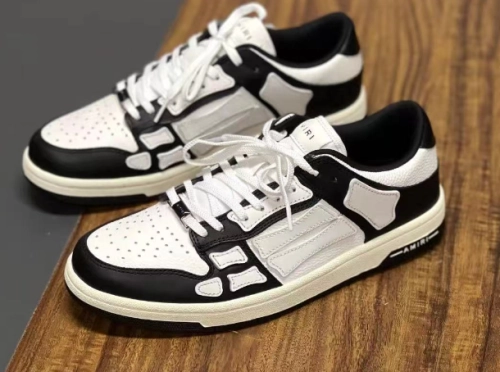 PK God Batch AMIRI Skel Top Low White Black MFS003-004 review 