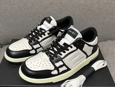 PK God Batch AMIRI Skel Top Low White Black MFS003-004 review Endrit Mustafi