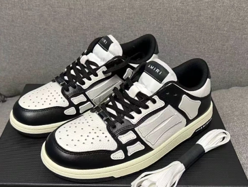 PK God Batch AMIRI Skel Top Low White Black MFS003-004 review 