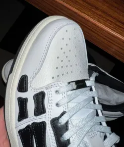 PK God Batch AMIRI Skel Top Low Whtie Black MFS003-111 review Lucas Lefrancois 02