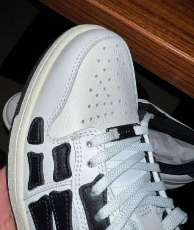 PK God Batch AMIRI Skel Top Low Whtie Black MFS003-111 review Lucas Lefrancois 01